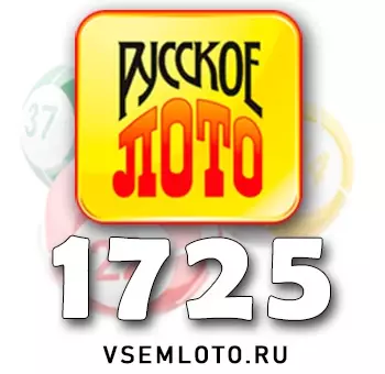 Русское лото тираж 1725