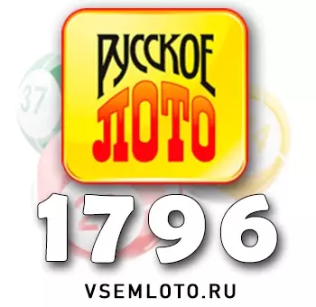 Русское лото тираж 1796